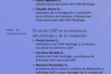 Conversación UDP – Nuevas perspectivas en la enseñanza y difusión del arbitraje y de la mediación