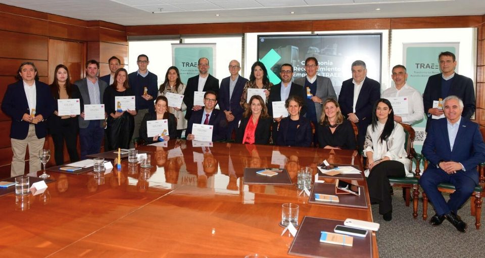 CCS y Ministerio de Medio Ambiente entregan reconocimiento a empresas de TRAEE por su compromiso ambiental
